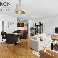 Wohnbereich, virtuelles Home Staging