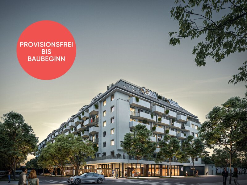 Traisengasse 20-22 | Fassade Nacht