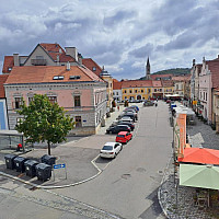 Blick aus dem Fenster