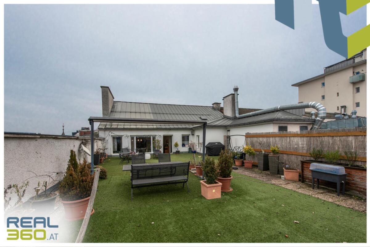 160 m² Dachterrasse