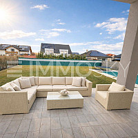 Terrasse mit Garten
