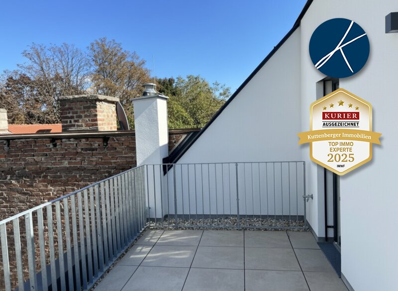 Dach-Terrasse in Blickrichtung nach Osten