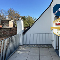 Dach-Terrasse in Blickrichtung nach Osten