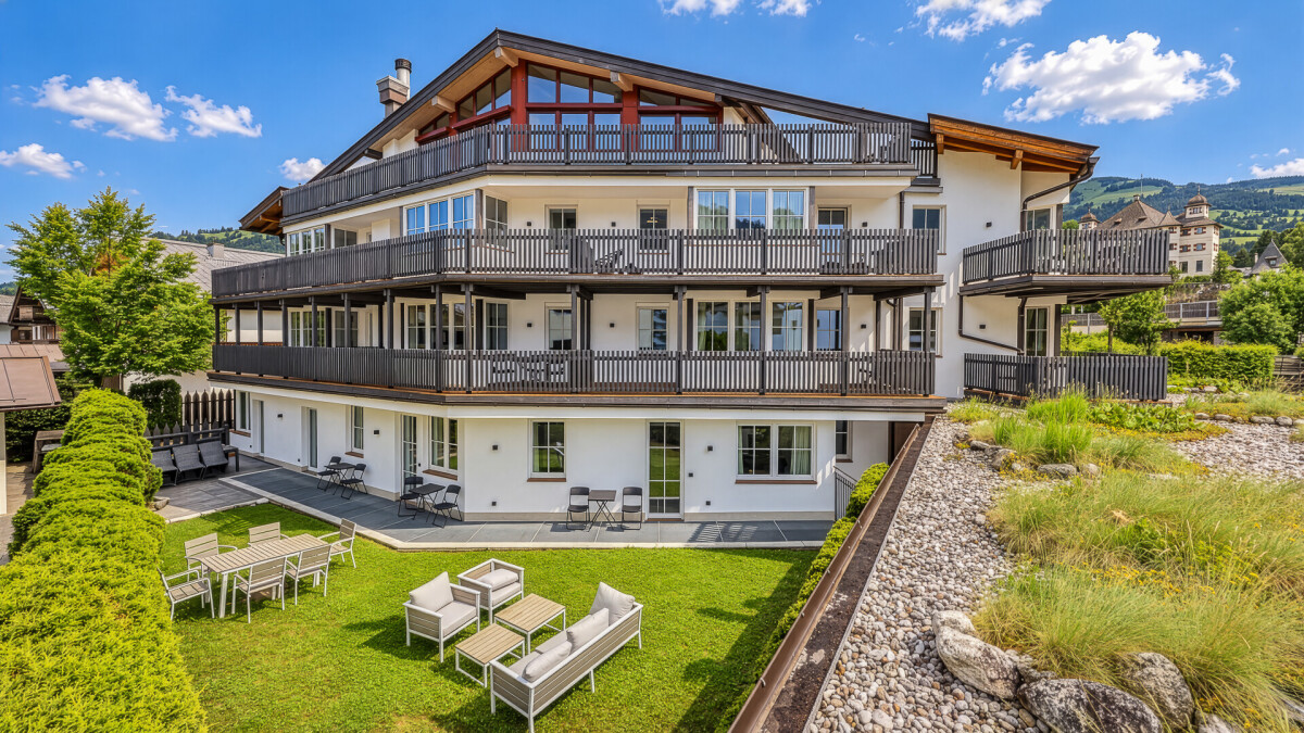 KITZIMMO-Garten Apartment mit touristischer Widmung kaufen - Immobilien Kitzbühel.