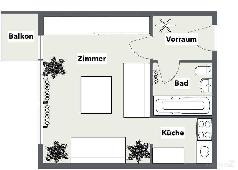 schematischer Grundriss