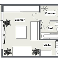 schematischer Grundriss