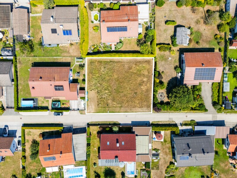 Schöner flacher Baugrund mit 799m² am Stadtrand von Klagenfurt in Ebenthal - Eichenstraße