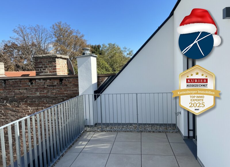 Dach-Terrasse in Blickrichtung nach Osten