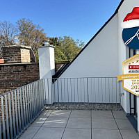 Dach-Terrasse in Blickrichtung nach Osten