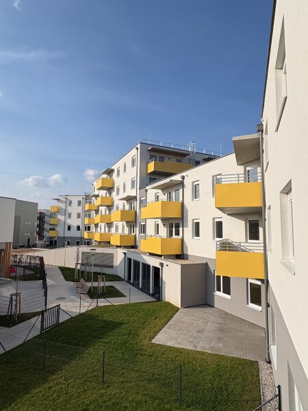 Ausblick Balkon Analge