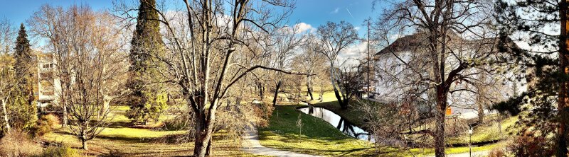 Traumblick in den Schlosspark