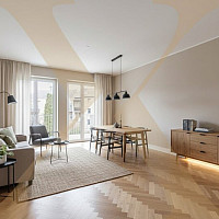 Wohn-/Essbereich I - KI-Visualisierung