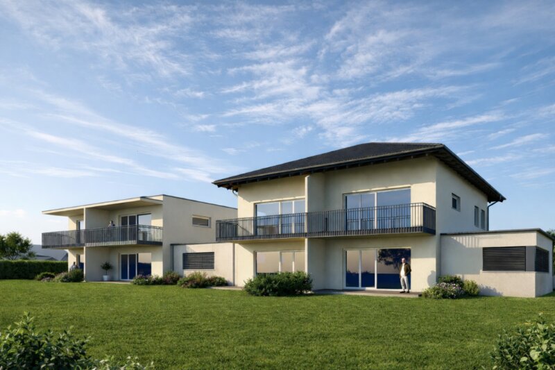 NEUBAU Kleinwohnanlage mit 2 Häusern und 8 Wohnungen in Waidmannsdorf - Schubertstraße / ERSTBEZUG