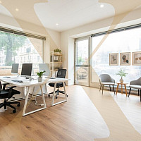 Bsp. Büro - Visualisierung ? Einrichtung & Renovierung mittels KI