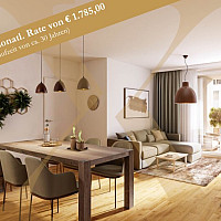 Visualisierung - Wohn-/Essbereich