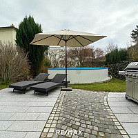 Rendering Garten mit Pool