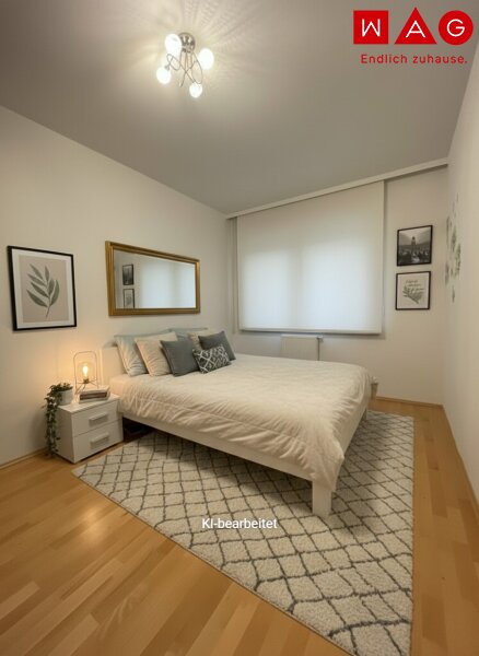 KI generiertes Schlafzimmer