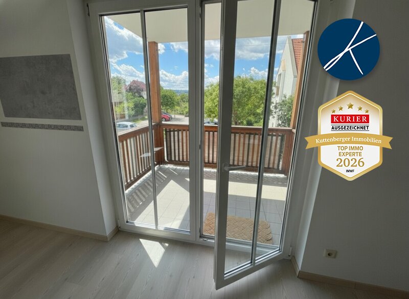 Balkon mit Blick ins Grüne