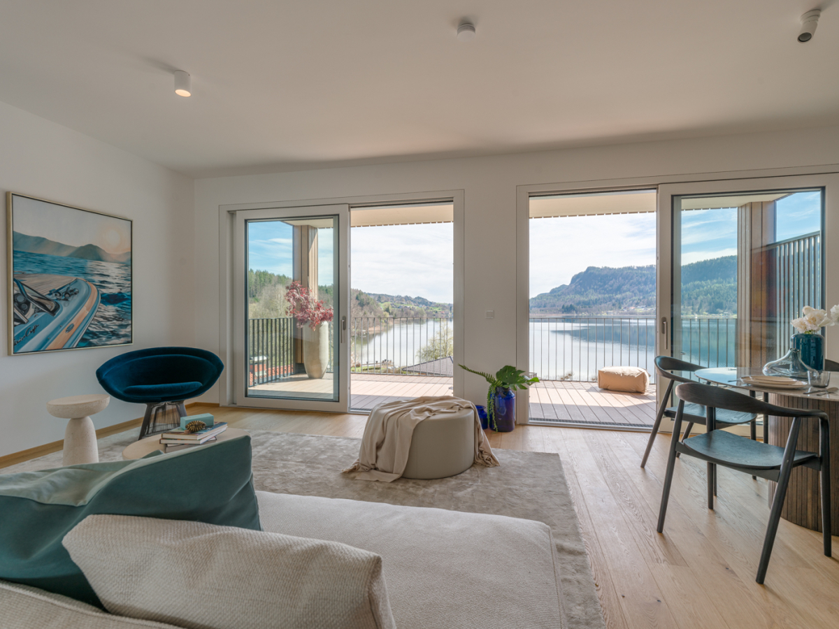 Wohnzimmer Seeblick