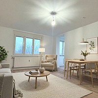 Virtual Staging: Wohnzimmer