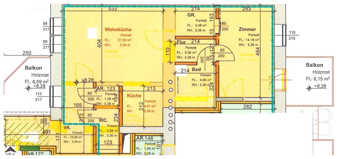 Lindengasse Obj.3217 Plan