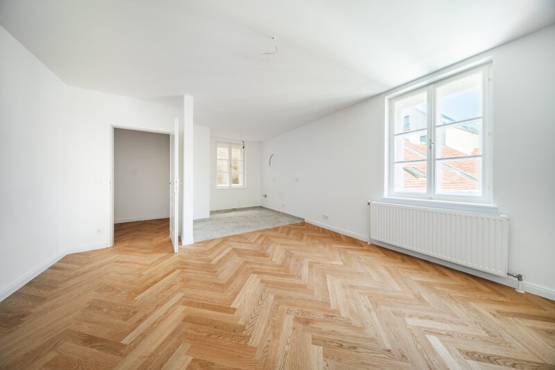 Wohnraum mit Kochnische