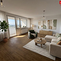 KI generiertes Wohnzimmer