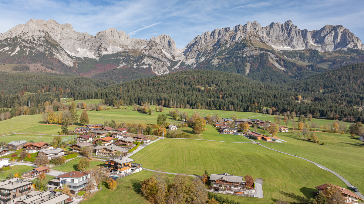 KITZIMMO-Baugrundstück mit Kaiserblick in Toplage - Immobilien Going.