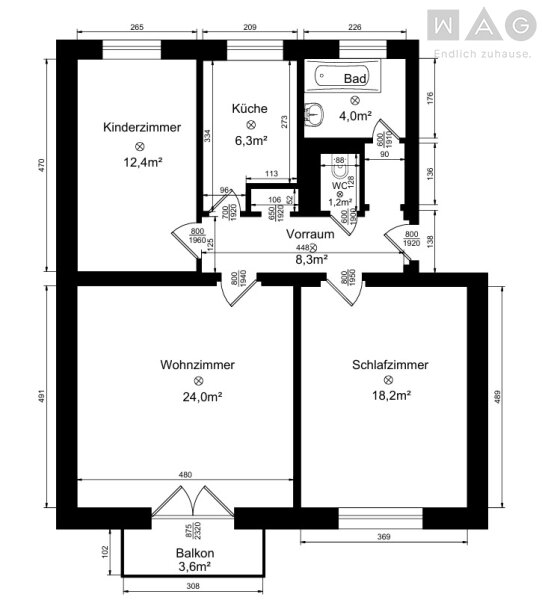 Wohnungsplan