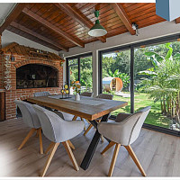 Blick aus dem Wintergarten