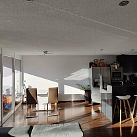 Wohnzimmer/Küche/Essen