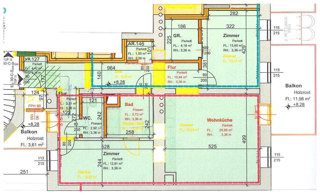 Lindengasse Obj.3216 Plan