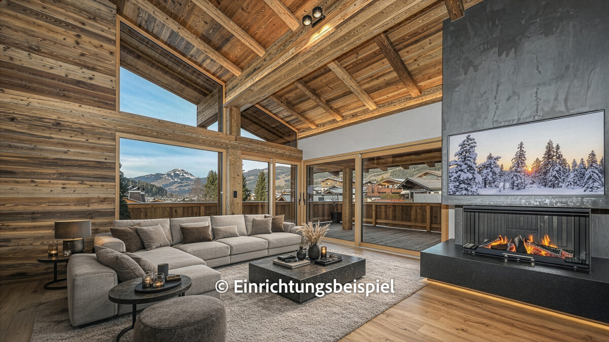 KITZIMMO-Exklusives Neubau-Penthouse mit Ski/in-Ski/out - Immobilien Kirchberg.