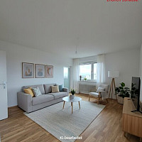 Wohnzimmer Beispiel KI