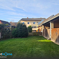 Garten und Hausblick