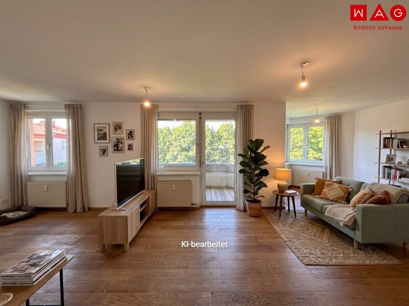 Wohnzimmer Beispiel KI