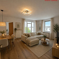 KI generiertes Wohnzimmer/Esszimmer
