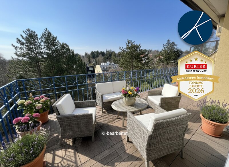 Süd-West Terrasse 16 m²