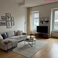 KI generiertes Wohnzimmer