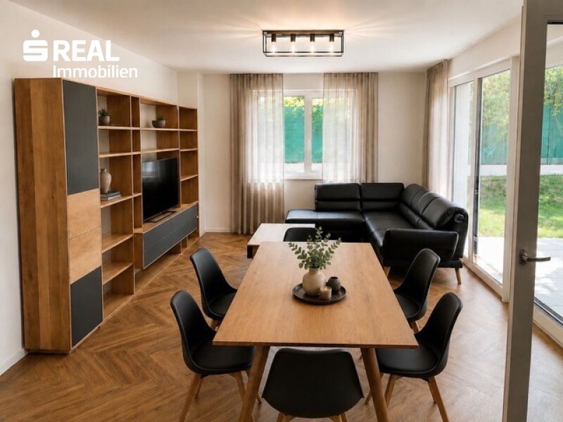 Wohnzimmer und Essbereich