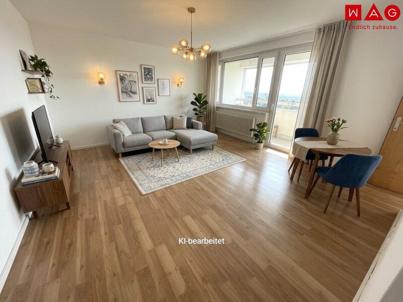 KI generiertes Wohnzimmer/Esszimmer