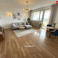 KI generiertes Wohnzimmer/Esszimmer