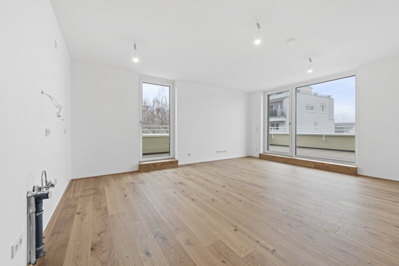 Färber² | Wohnraum und Küche