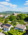 Umgebung, Blick auf Stift Klosterneuburg
