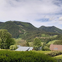 Ausblick vom Garten