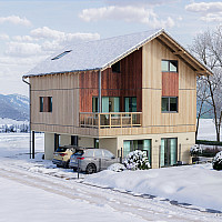 Ansicht südwest Winter