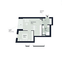 Grundriss Berschenygasse 2 T11