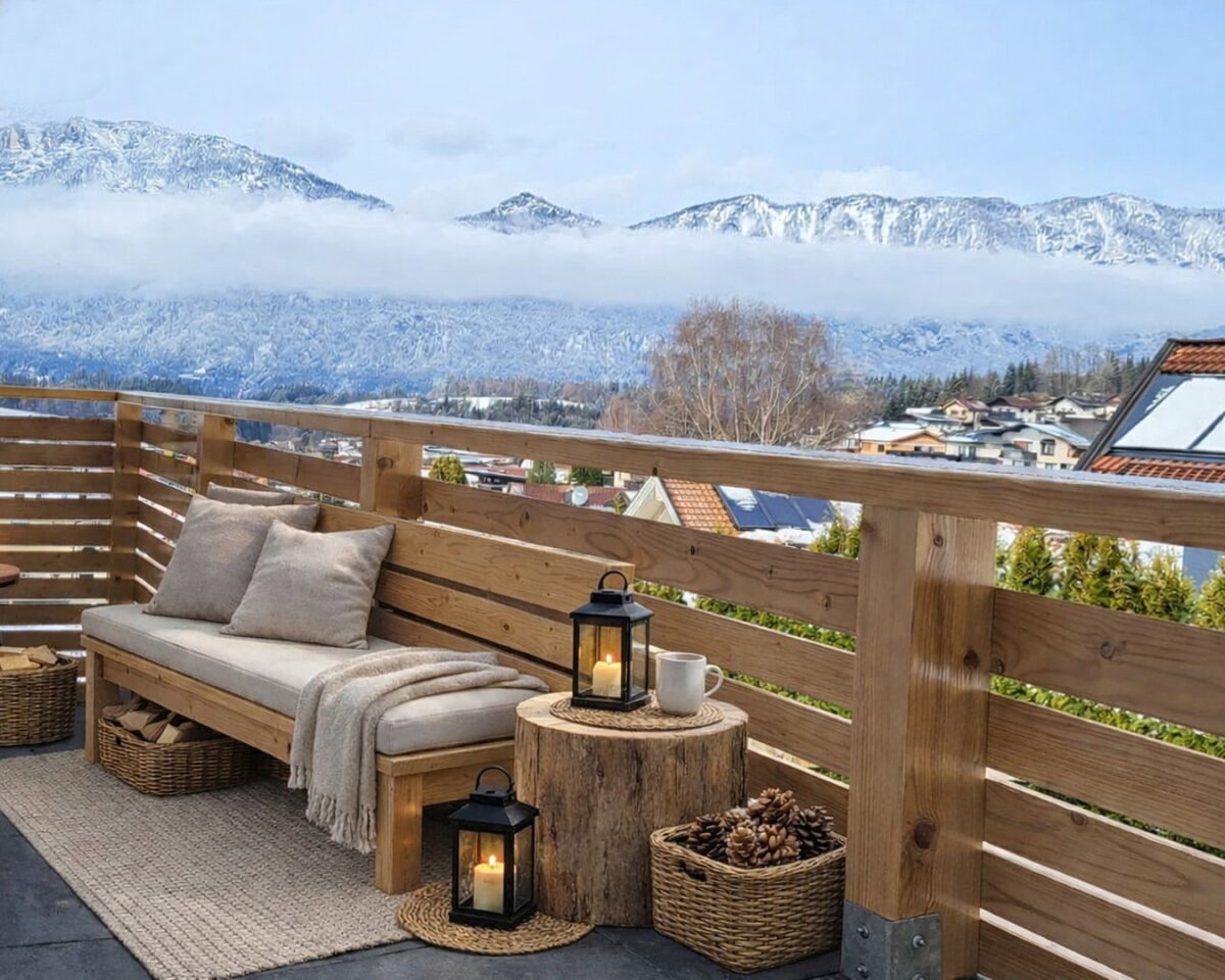 Ausblick in die Alpen