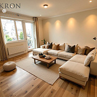 Möblierungsvorschlag Wohnzimmer (KI-generiert)