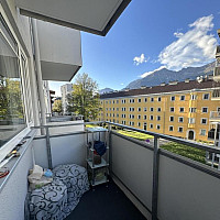 Balkon mit Blick nach Nord